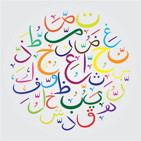 خلفيات حروف عربية